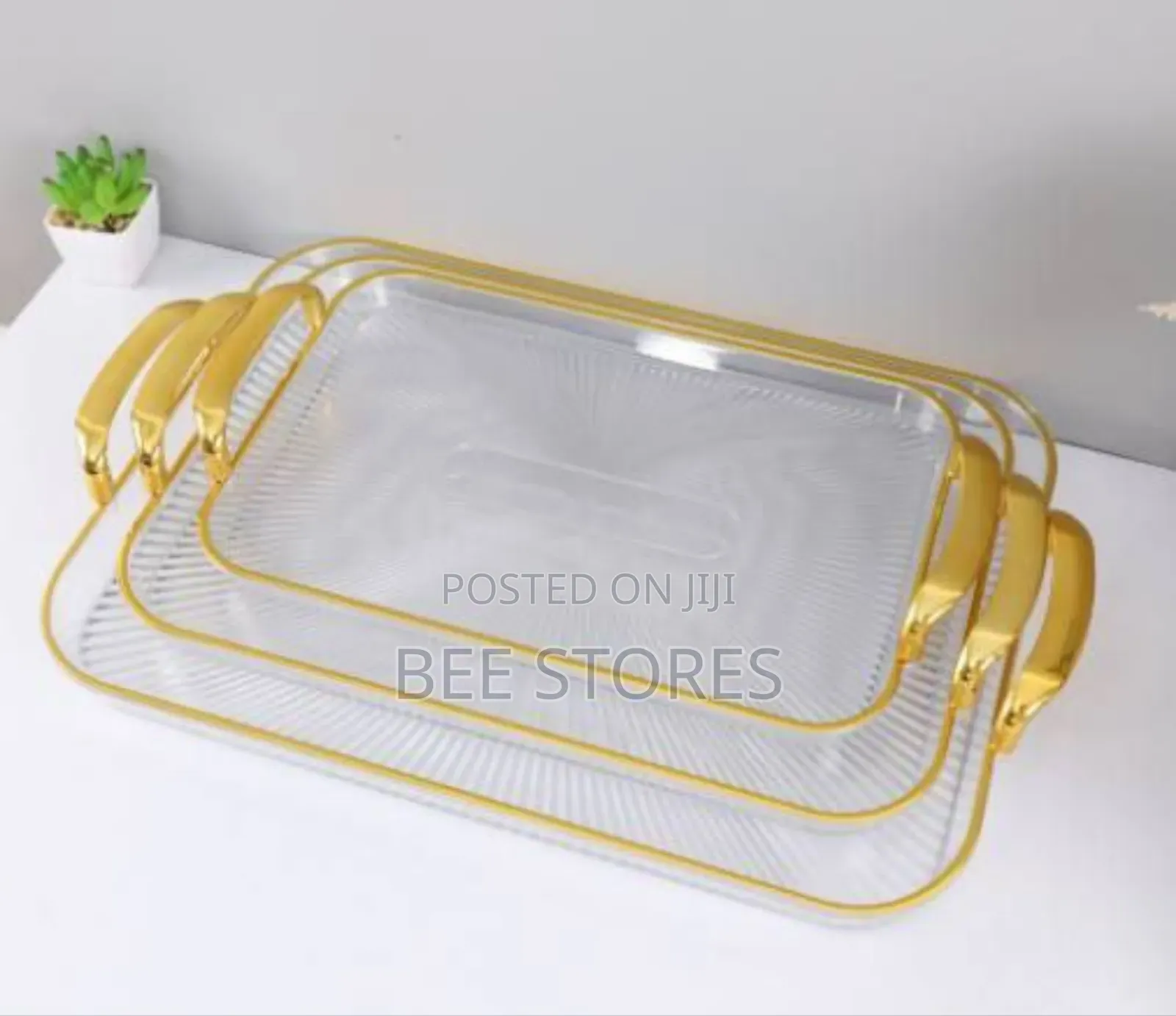 Luxury Transparent 3in1 Tray