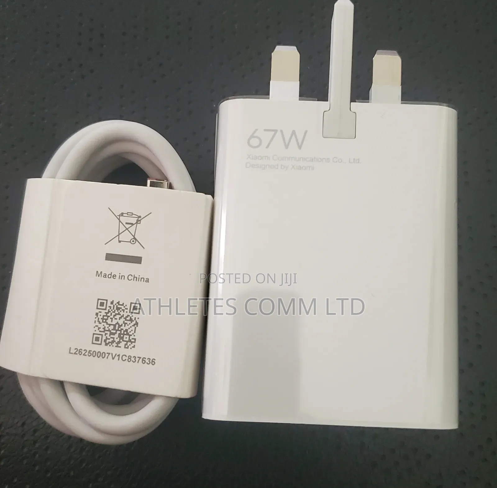 Xiaomi 67w Charger With Cord