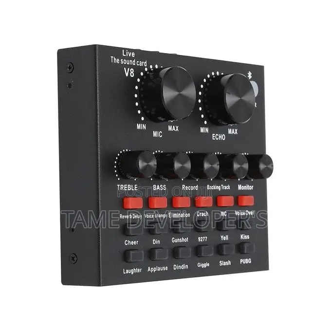 Professional V8 Live Soundcard