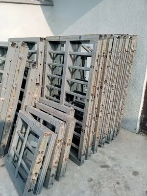 This Is Transom Aluminum Window With Net and Burglary