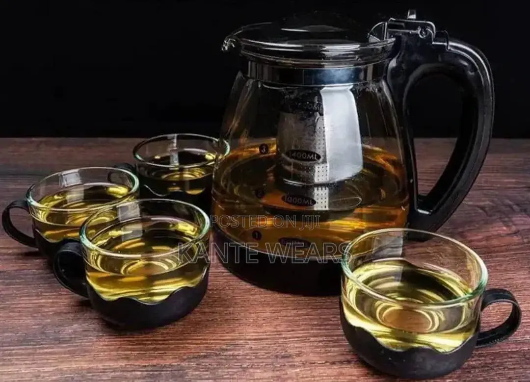 5pcs Glass Coffee/Teapot Set
