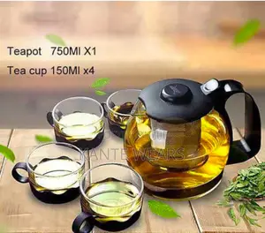 5pcs Glass Coffee/Teapot Set