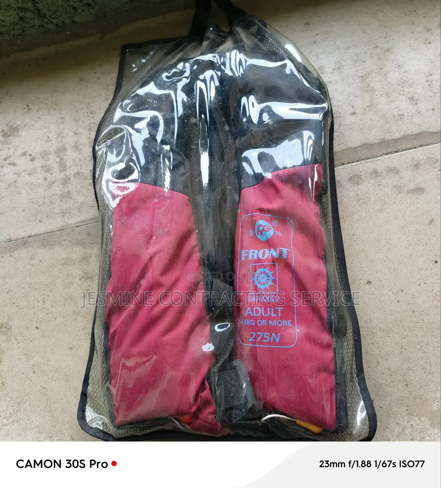 Automatic Life Jacket (275n)