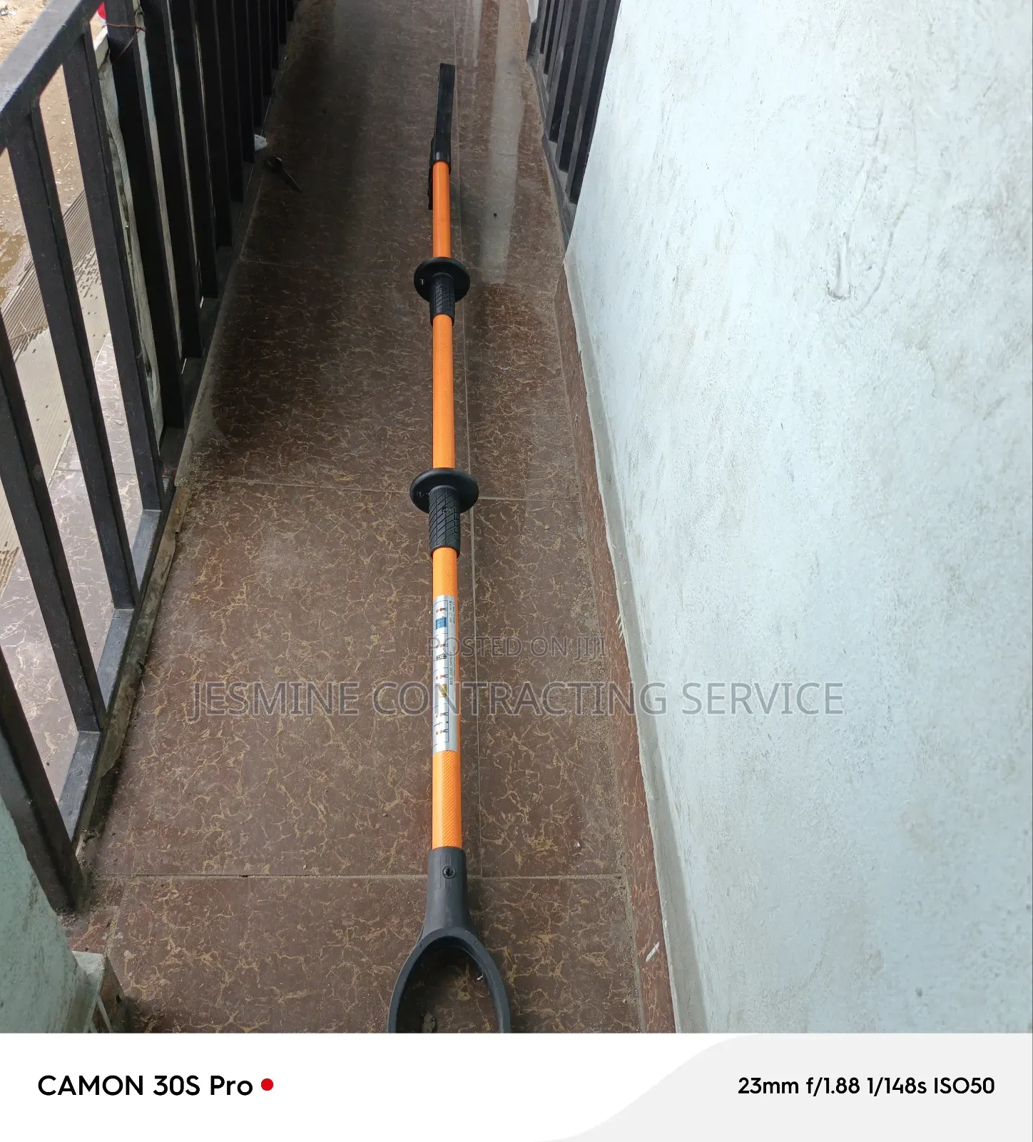 Stiffy Push Pole(72") D-Grip Handle