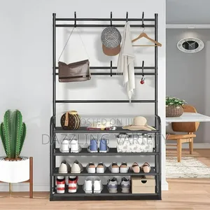 Multifunctional Shoe and Hat Rack