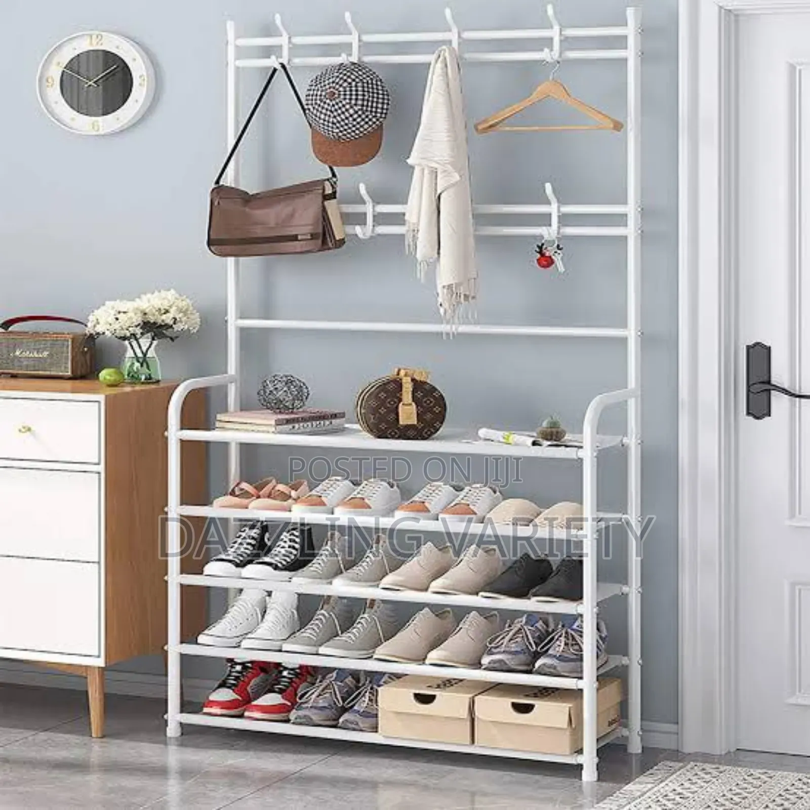 Multifunctional Shoe and Hat Rack