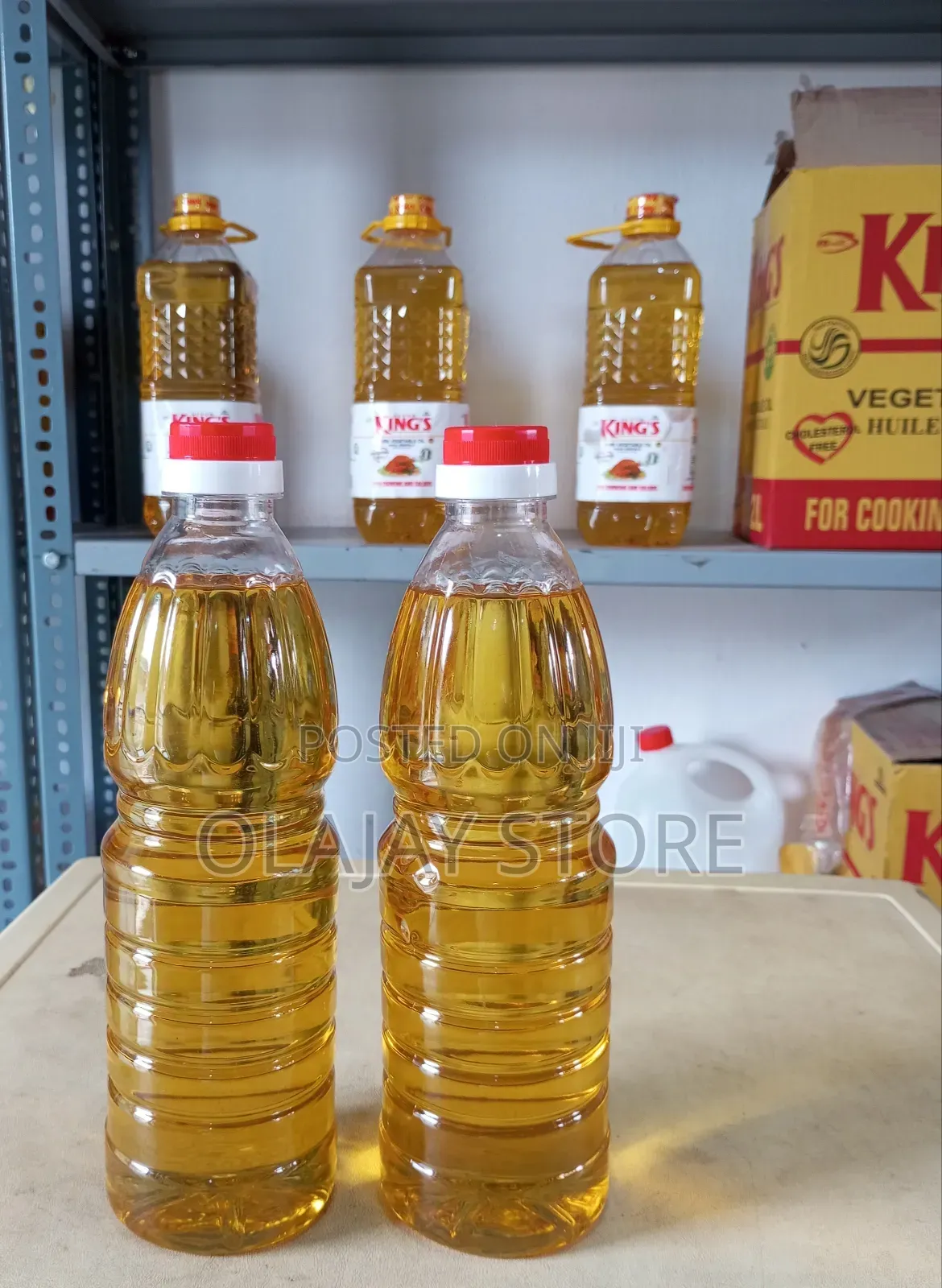 Kings Vegetable Cooking Oil - (Olajay Store in Owode-Onirin. Lagos)