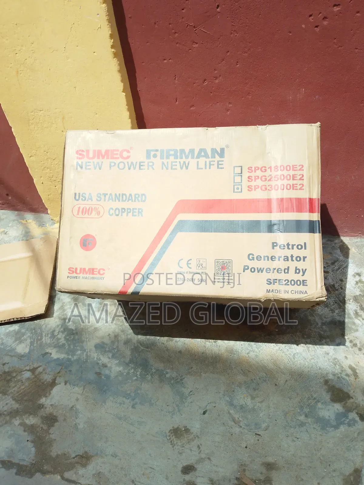 Original Sumec Fireman 2.5kva Automatic Generator Set