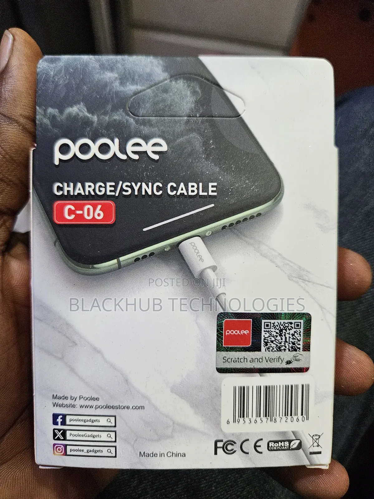 Poolee iPhone Cable Usb a to Type-C