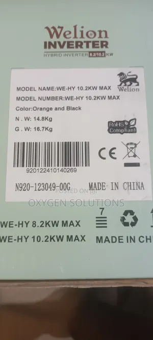 10kva 48v Welion Hybrid Inverter