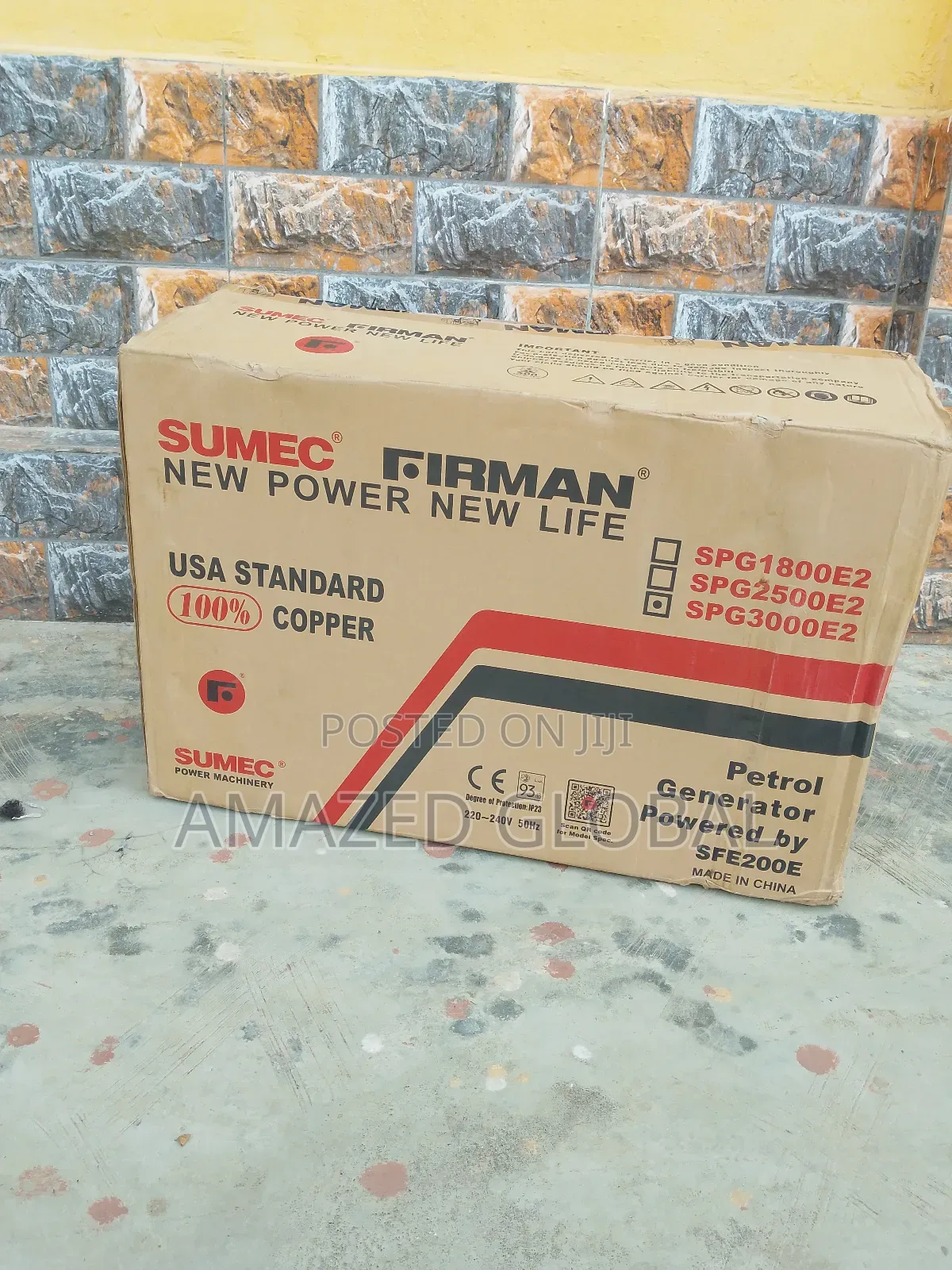Automatic "2.5kva" Sumec Fireman Key Start Generator Set