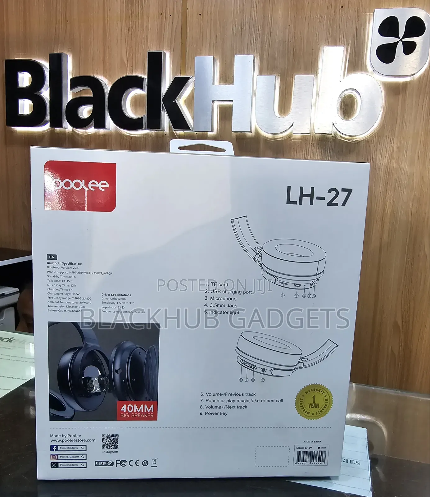 Poole Bluetooth Headphone
