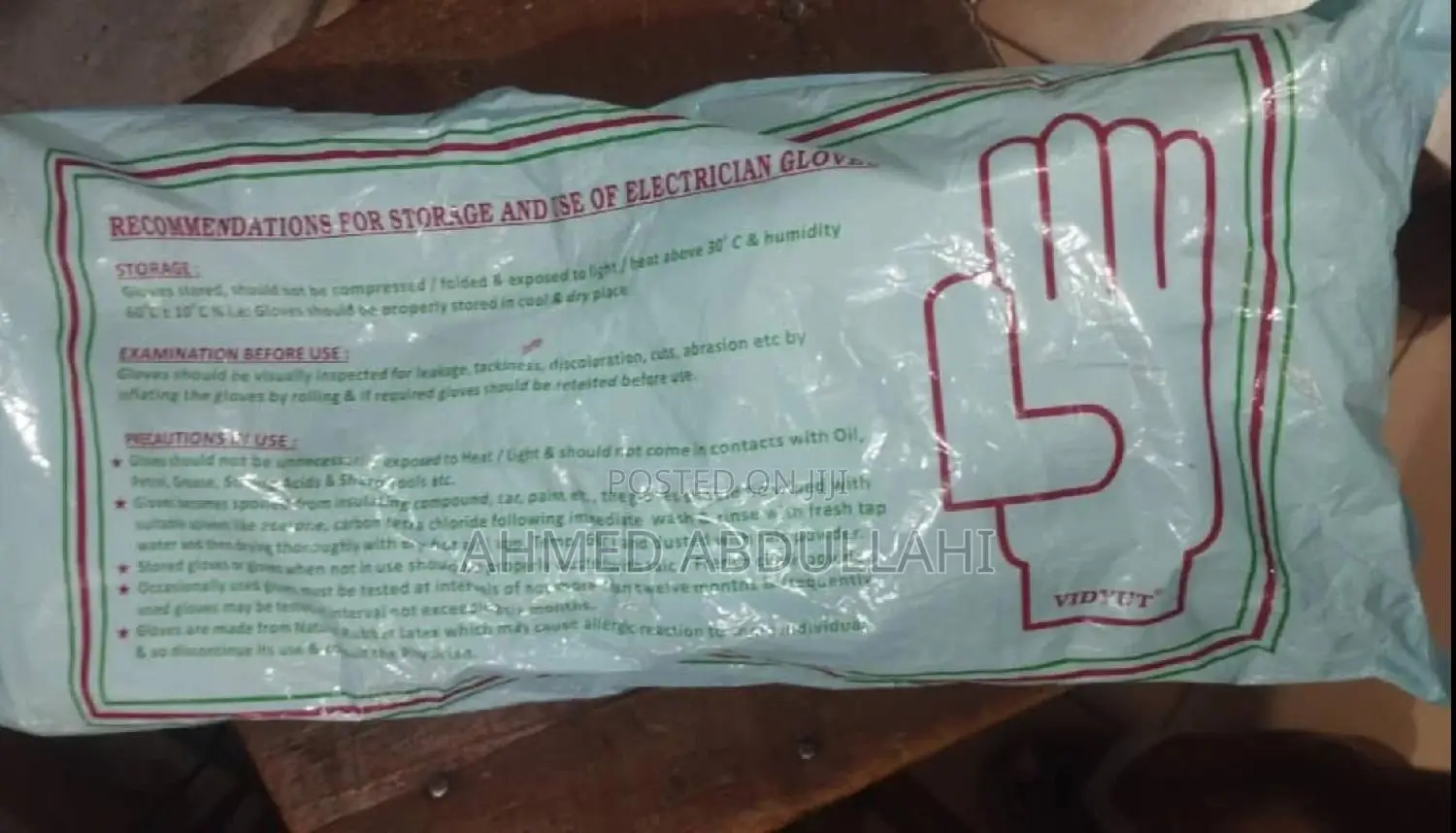 33kv Electrical Hand Gloves