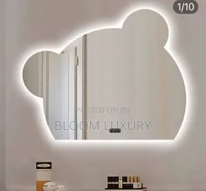 Teddy Bear Led 3 Color Light Mirror