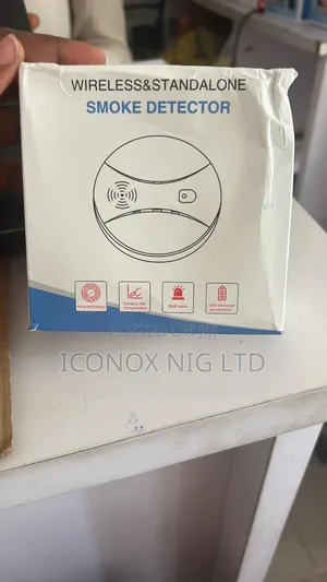 Smoke Detector Sensor Fire Alarm Home Alarm + Free Battery