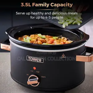 Tower 3.5l Rose Gold Slow Cooker