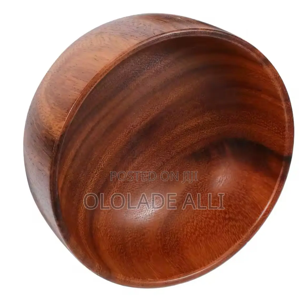 Wooden Soup Bowl