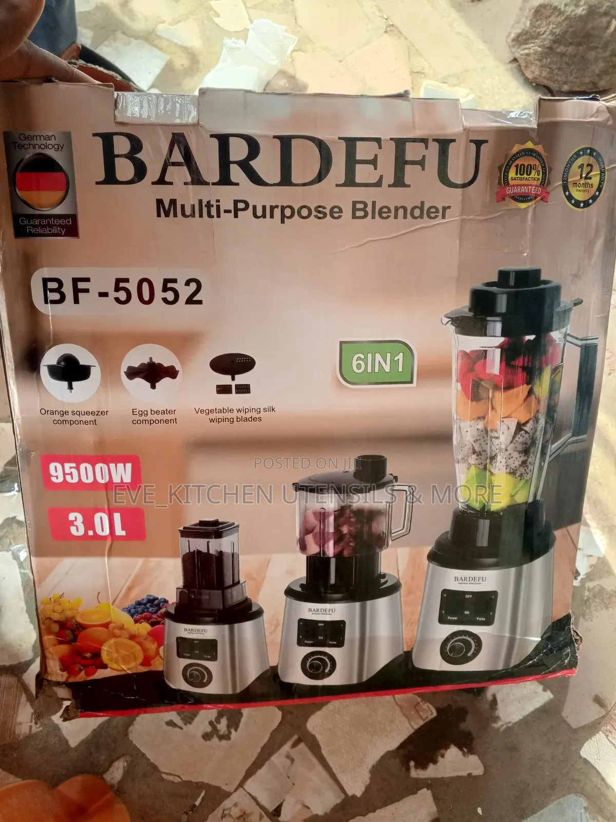 Bardefu 6in1 High Quality Blender