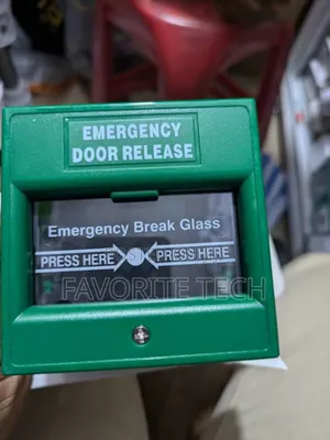 Resettable Emergency Door Break Glass
