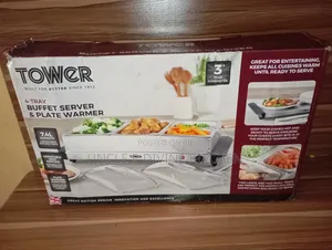 Photo - Tower 7.4l, 4 Tray Buffet Server and Plate Warmer.