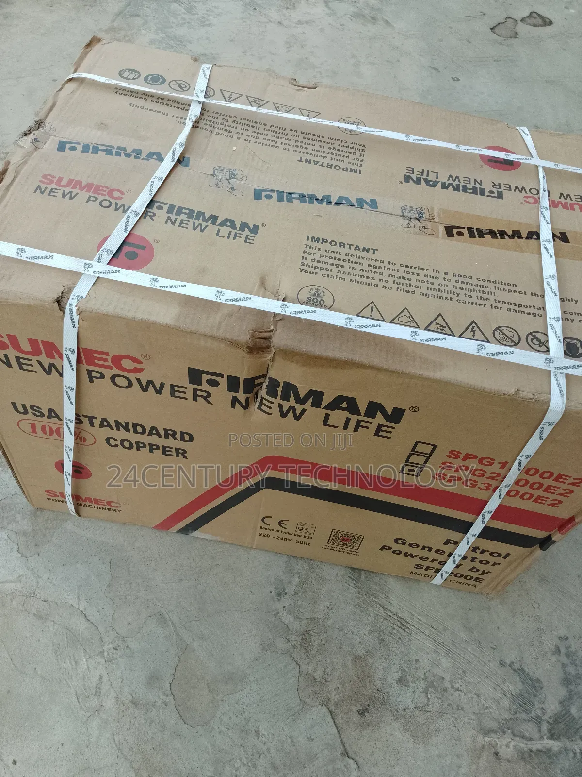 Sumec Firman 2.5kva Automatic Generator: Key Start+Tyer
