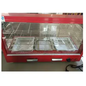 3plate Red Snacks Warmer