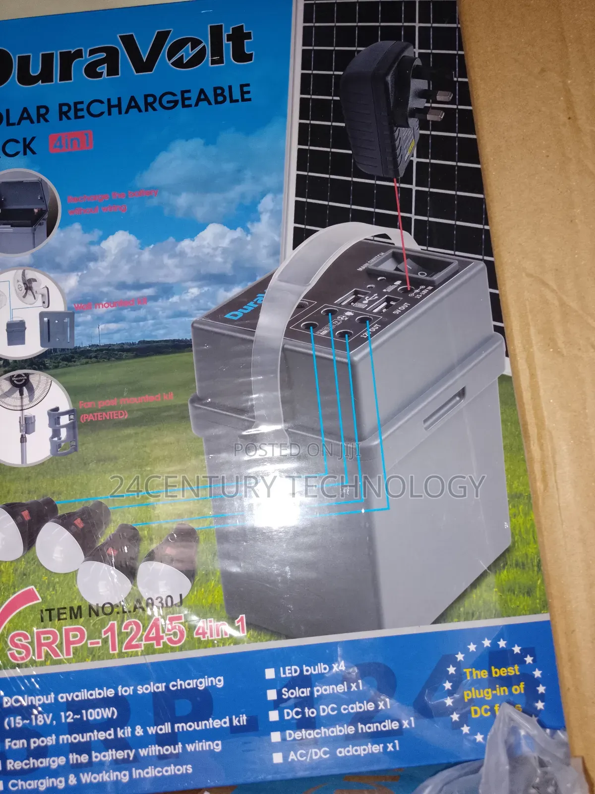 Efficient Dura Volt SPR-1245 5-in-1 Solar Panel