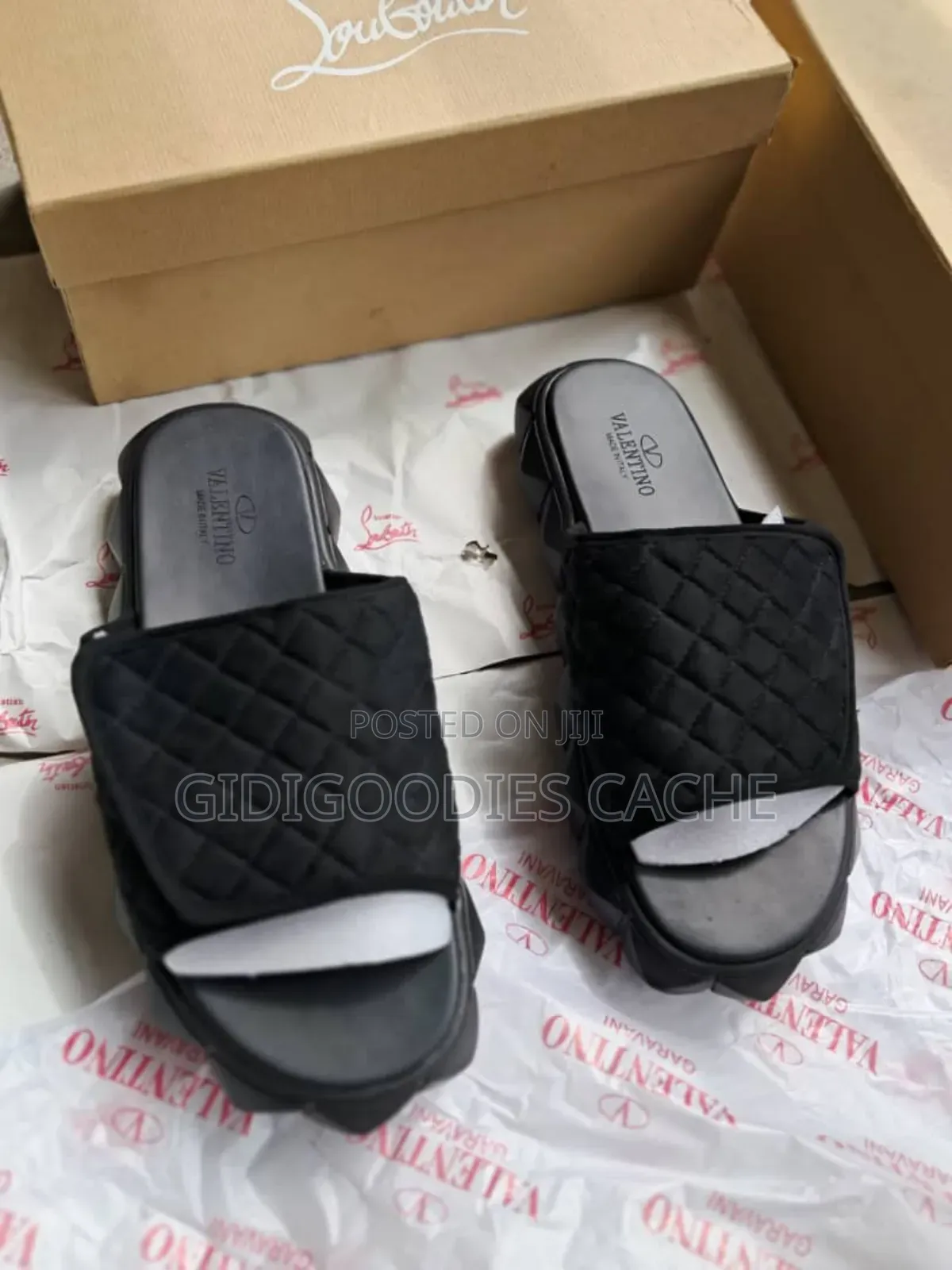 Valentino Velcro Slides