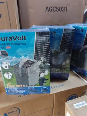 Recharge Anytime With Dura Volt SPR-1245 5-in-1 Solar Pack
