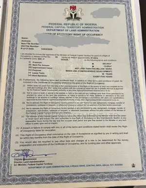 Gousa Airport Road Plot of Land at at FCT Abuja