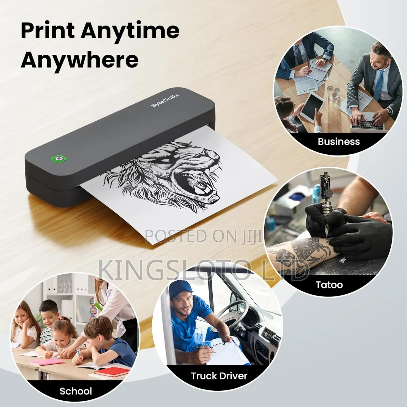 Portable Inkless Printer