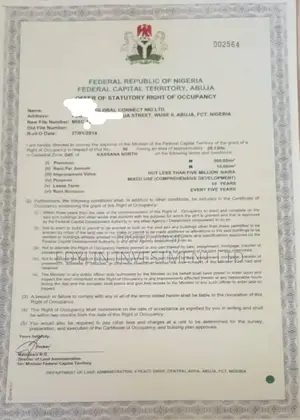 Karsana North Plot for Sale FCT Abuja