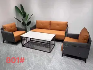 New Modern Luxury Leather 5 Seaters Chair