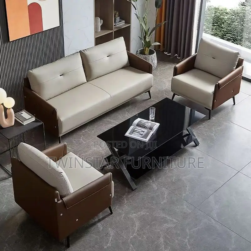 New Modern Luxury Leather 5 Seaters Chair