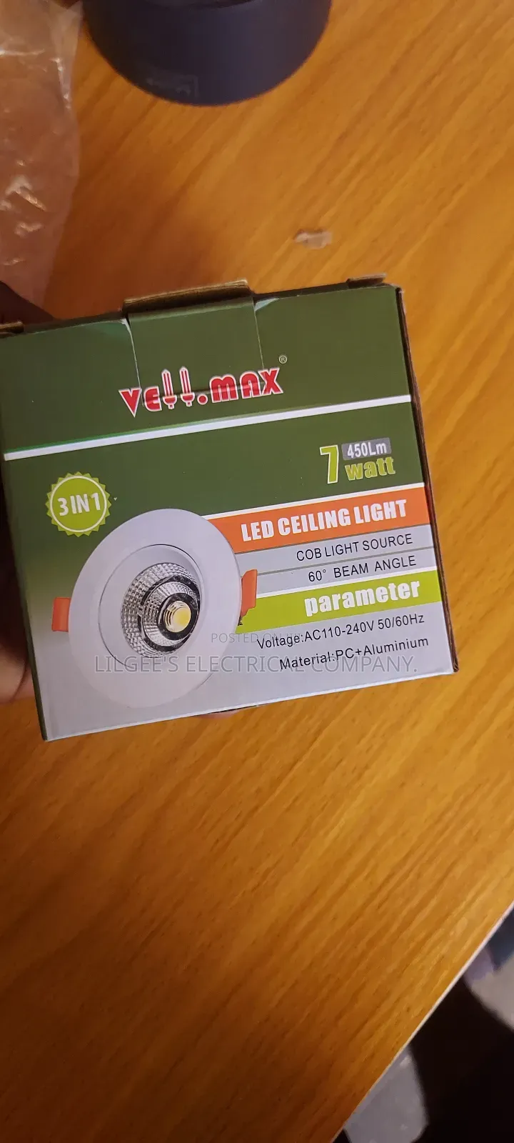 Vellmax 7 Watts Pop Spot Light
