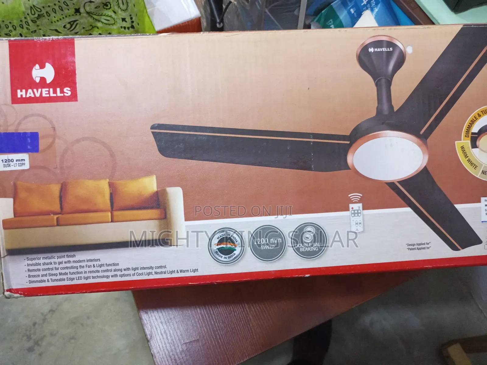 Trinity India Ceiling Fan With Light