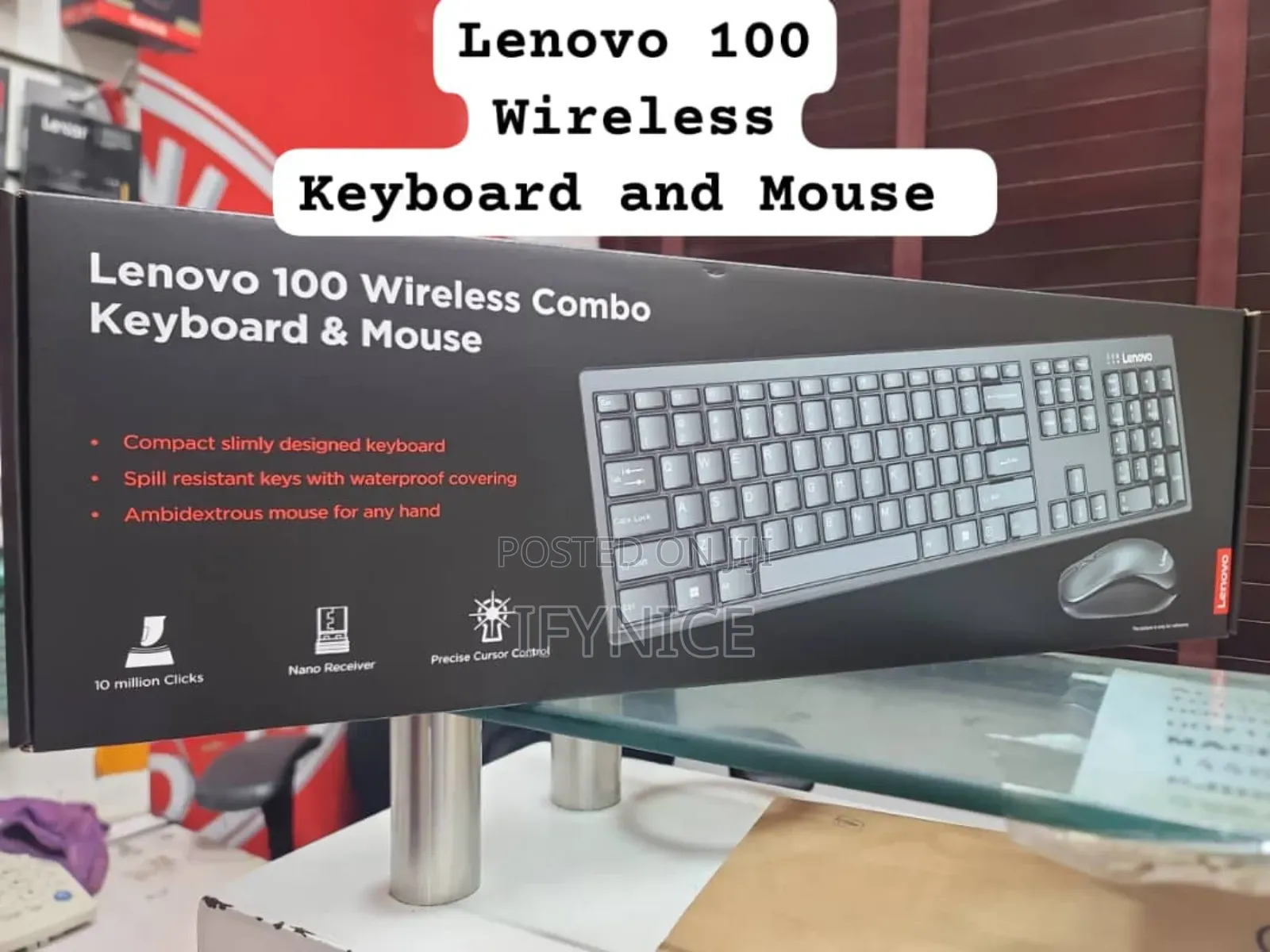 Lenovo 100 Wireless Keyboard and Mouse