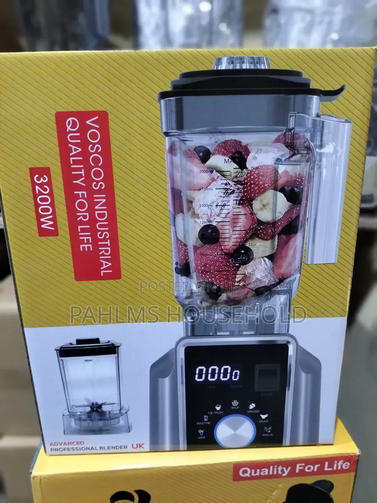 Advanced Commercial 3200w Blender With Dry Mill