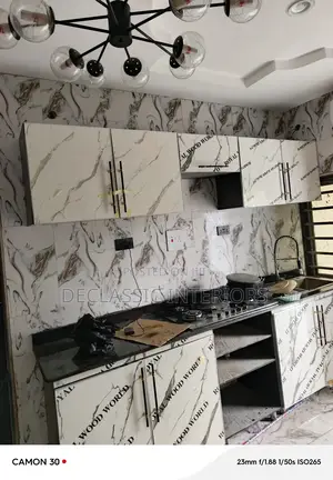 Kitchen Cabinets With Marble Top