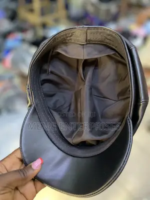 Quality Leather Cap.