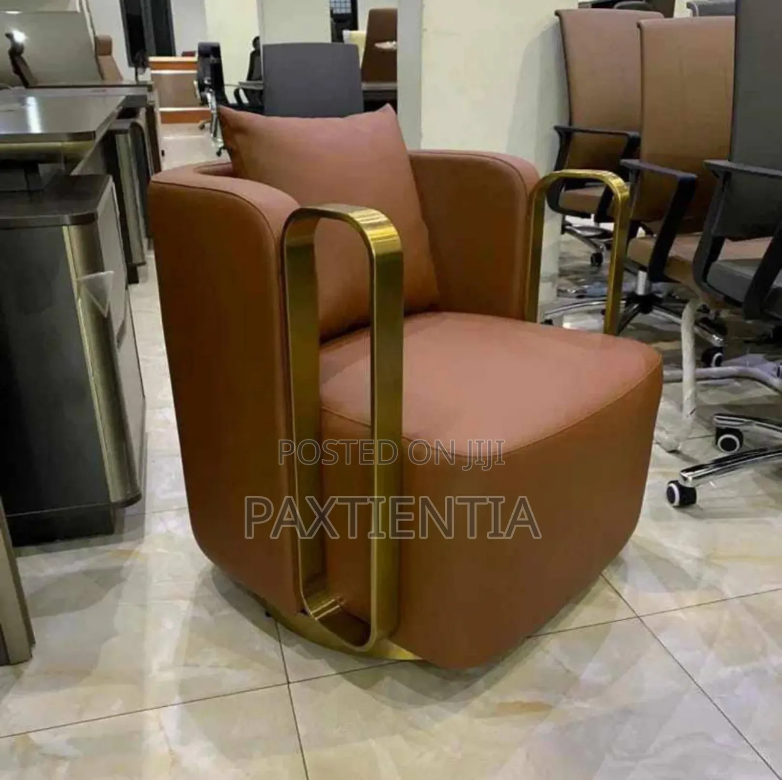 Swivel Arm Chair