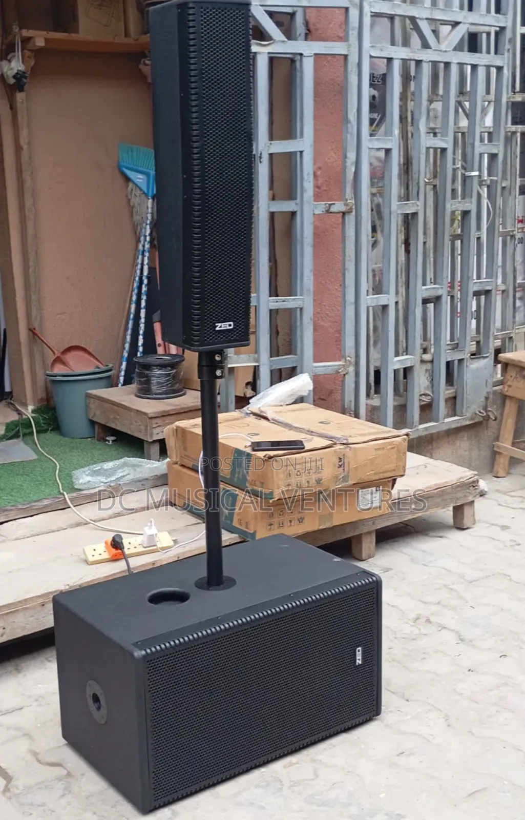 Professional Zed Column Speaker and Active Subwoofer