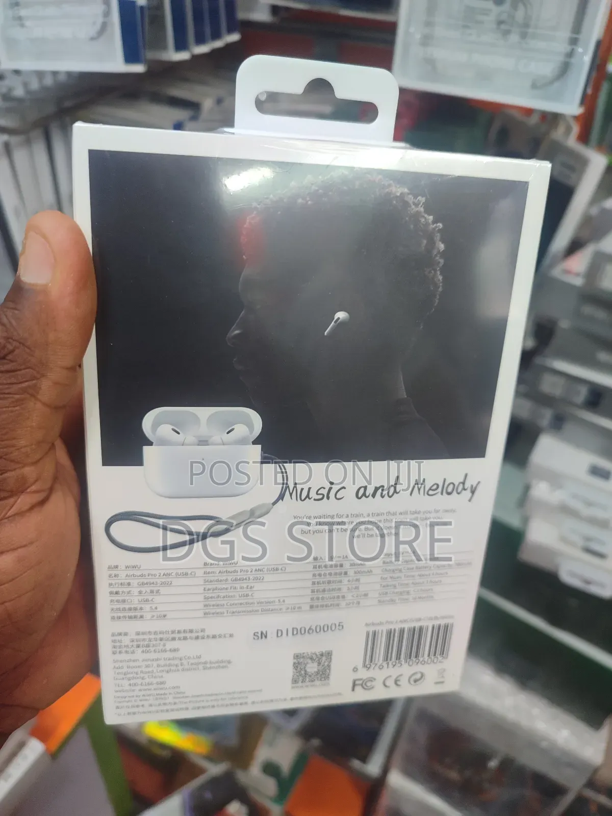 Wiwu Airbuds Pro 2 Usb C Bluetooth Earbuds