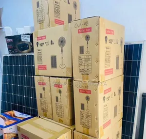 New Order 16inch Solar Standing Fan