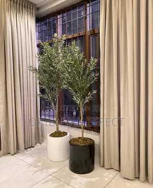 Artificial Olive Tree – 180cm in Low Cylindrical Pot