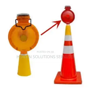 Safety Solar Warning Flashing Traffic Cone Led Light
