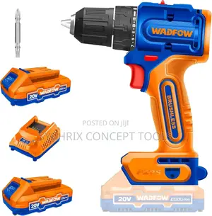 Cordless Drill, Brushless Motor 2 Batteries