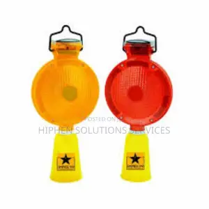 Flashing Solar Powered Traffic Cone Led Barricade Light