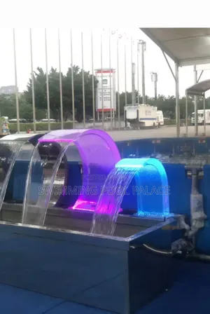 Stainless Water Fall With Led