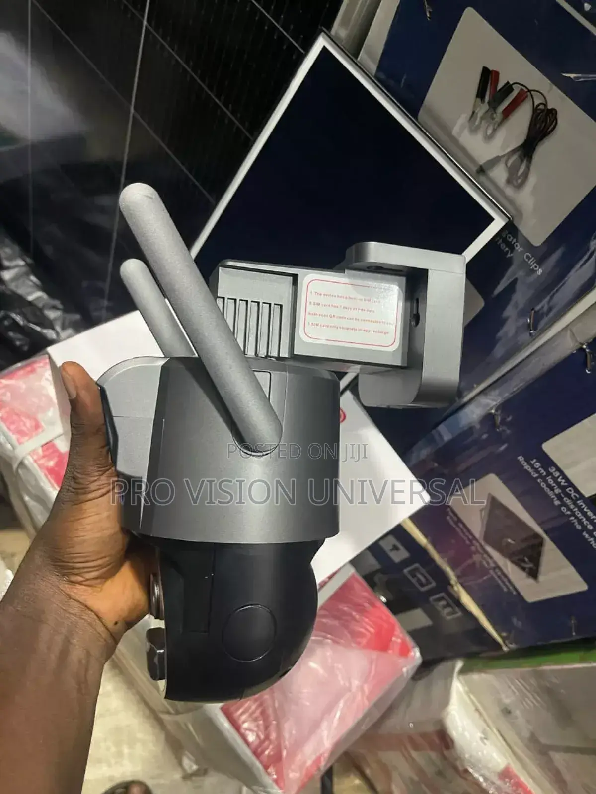 Solar Security Camera Ubox A30 Dual Lens